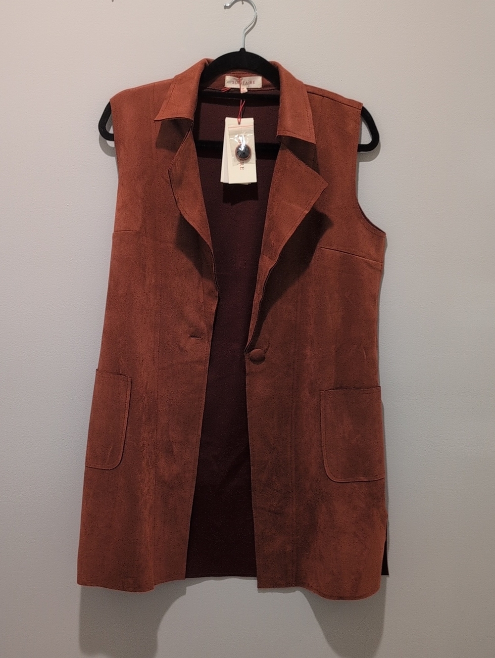 Solitaire Women's Knee Length Vest